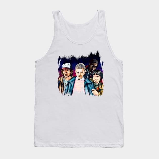 Stranger Things Tank Top by Habuza